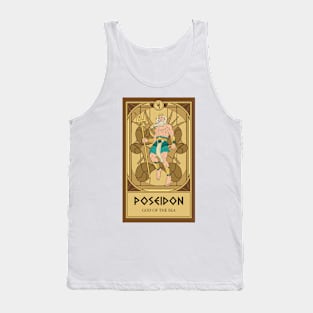 Poseidon Tarot Card Tank Top